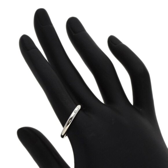 TIFFANY & CO. Platinum Diamond Ring - Picture 5 of 10